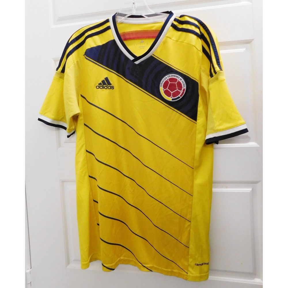 Adidas Soccer Columbia Yellow Jersey Men's sz S